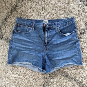 J. Crew High Rise Denim Shorts 31